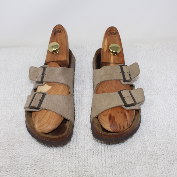 Birkenstock Shoes - Birkenstock Betula ARIZONA Tan Suede 42 L11 M9